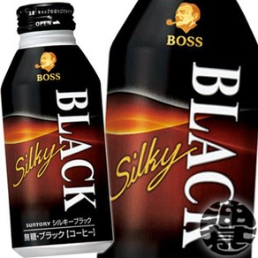일본커피 산토리 BOSS 보스 실키 블랙 400g 병캔24개들이 1케이스캔 커피 무당 BLACK 아부라진
