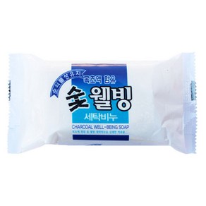 버블 목초액함유 숯웰빙 표백살균 세탁비누 240g -10개, 2개