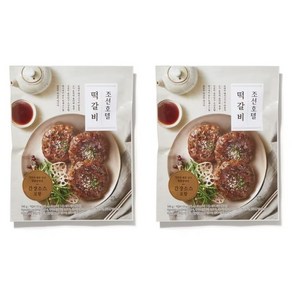 조선 호텔 육즙 가득한 떡갈비 345g 냉동 식품