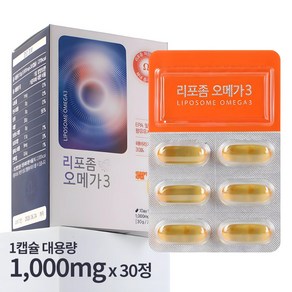 리포좀 오메가3 1000mg 30캡슐 (1개월분), 1개, 30정