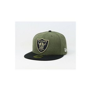 남자스냅백모자 Ea 59Fifty 남성 모자 NFL Las Vegas Raides Salute To 서비스 빅 캡 8 1/8, 1개