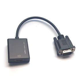 VGA TO HDMI 젠더 고해상도 오디오지원 VGA HDMI RGB 컨버터 VGA-HDMI RGB-HDMI HDMIRGB HDMITORGB 케이블