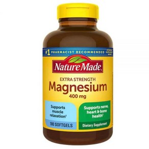 Natue Made 마그네슘 400mg 180개, 1개