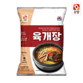 [퀴클리몰] 사조오양 육개장 600g, 10개