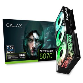 GALAX 지포스 RTX 5070 Ti BLACK OC D7 16GB 그래픽카드, 선택없음