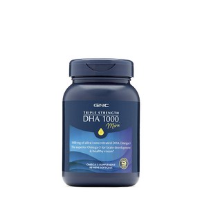 GNC 트리플 스트렝스 DHA 1000 미니 소프트젤, 90개입, 1개, 90정