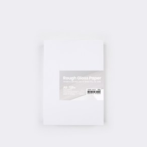 PapePhant 하이퀄리티 용지 러프그로스지 (Rough Gloss pape), 화이트 105g A5 125매