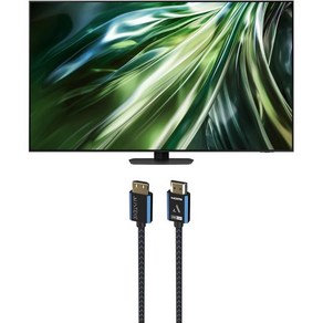 삼성 QN85QN90DAFXZA 85인치 네오 QLED TV(4K AI 업스케일링 및 Austee 3S-4KHD2-250M III 시리즈 4K HDMI 250만 케이블 포함), 5S - 2.5M, 43