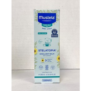 무스텔라 Mustela Stelatopia 완화 크림 해바라기 습진 경향 6.76 Floz EA EX 525 215554, 1개, 200ml