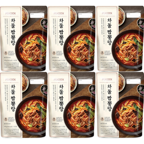 피코크 [피코크] 차돌 짬뽕탕 500g x 6팩, 6개