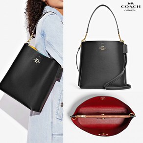 코치 몰리 레더 버킷백 CA214 Mollie Leather Bucket Bag