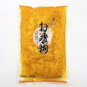 동경 단무지 슬라이스 1kg 분식재료 반달단무지