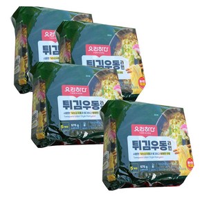 요리하다 팔도 튀김우동라면575g(115g X 5입) X 4개 총20봉, 20개