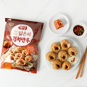 동원 개성 얇은피 김치만두 400g x 2봉, 2개