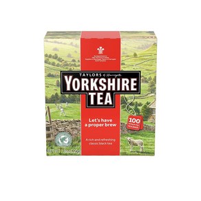 100 Count (Pack of 1) Yorkshire Red Yorkshire Tea Taylors of Harrogate Red 100 Count