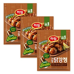 하림 간장닭강정 250g, 3개