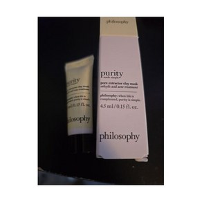 Philosophy Puity Made Simple Poe Extacto Clay Mask 4.5 mL/0.15 fl oz 08/25 815773, 1개