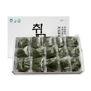 [푸드맛남] 강원도 정선 수리취 인절미 60개(총3kg/선물포장), 3kg, 60개