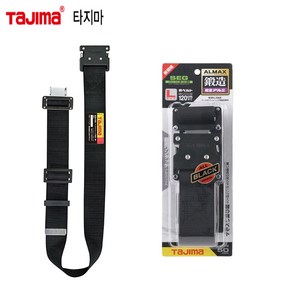 타지마 원터치 벨트 BWBL145-BK 블랙 L 허리띠 허리벨트 TAJIMA, 1개