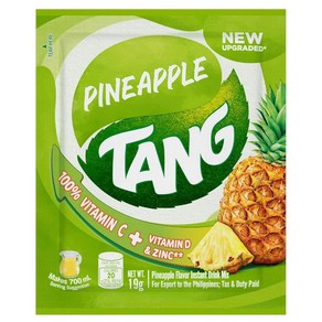 tang 탕 파인애플 음료 분말 가루 19g Powde pineapple, 12개