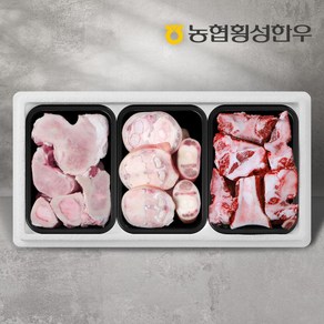 기타 [농협횡성한우] 어사품 횡성한우 사골 보신세트 2.4kg (사골700g+우족700g+소뼈1kg), 1개