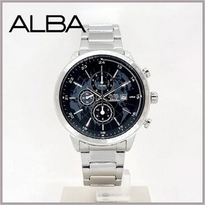 AF8M71X1 세이코 알바 ALBA 크로노 남성 메탈시계