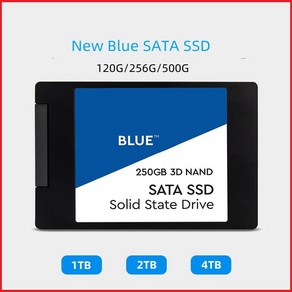 내부 ssd 노트 북 PC용 블루 SSD 250GB 500GB 1TB 2TB 3D NAND SATA3 2.5 인치, [01] 120GB, 1개