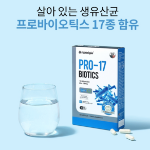 엔젯오리진 프로 17 바이오틱스 15g, 1개, 30정