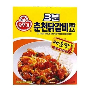 오뚜기3분 춘천닭갈비 덮밥소스, 150g, 5개