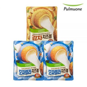 풀무원 모짜렐라 치즈볼 360g 2봉 + 감자치즈볼 1봉, 3개