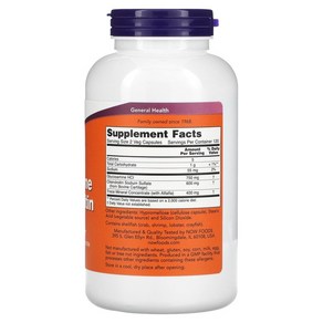 NOW Foods 글루코사민 콘드로이친 Glucosamine & Chondroitin