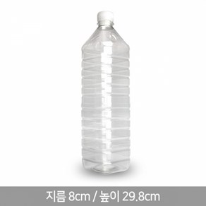 HD-사각 생수병 페트병 공병, 흰색캡, 154개, 1.5L