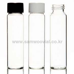 스크류캡바이알 50ml(30x110)+테프론캡 블랙 10개