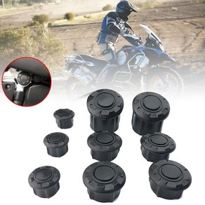 Bmw  1250gs 1250 gs 1250gs lc 모험 adv 1250gsa 1250gs 9 pcs 오토바이 프레임 구멍 커버 플러그 프레임 커버 세트, black, 1개