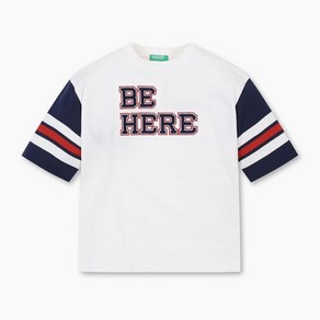 베네통 키즈 베네통키즈 BEHERE 반팔 티셔츠 3096C10HD CR