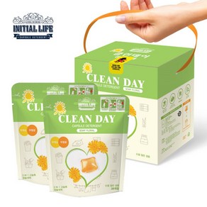 [슈퍼HOT][CLEAN DAY] 클린데이 캡슐세제 28개입 파우치 2개 GIFT BOX