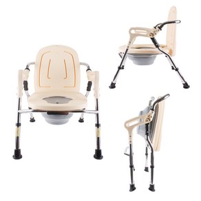 DS메디텍 접이식 좌변기 DS-117 조립식, 화이트, 1개