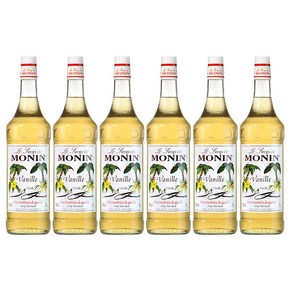 모닌(Monin) 모닌 미니 바닐라시럽 1000ml, 1L, 6개