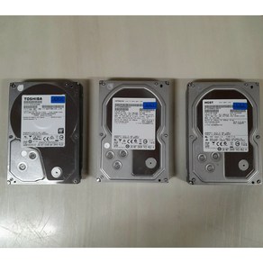 중고하드 SATA HDD 3TB 4TB 3.5인치 데스크탑용(브랜드랜덤발송)