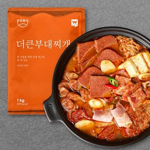 [KT알파쇼핑][한인한식] 더큰 부대찌개 1kg X 5팩, 5개