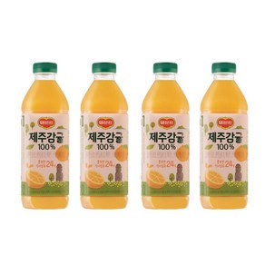 델몬트 제주감귤100% 제주 감귤주스, 4개, 950ml