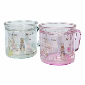 피터래빗 머그컵 머그잔 커피잔 물컵 물잔 소 6.5cm, 라이트블루, 1개