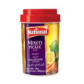 NATIONAL Mixed Pickle In Oil 내셔널 믹스 피클 인 오일, 1개, 1kg