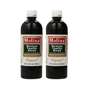 몰리나 바닐라 멕시칸 블랜드 500ml 2팩 Mexican Vanilla Blend By Molina Vainilla (16 oz 2 Bottles), 2개