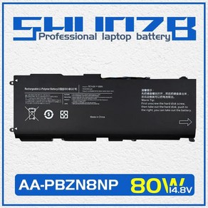 AA-PBZN8NP 노트북 배터리 삼성 NP700Z5B NP700Z5C NT700Z5A-S01UK NP700Z7C NP770Z7E 1588-3366 P42GL5 B, 한개옵션0, 1개