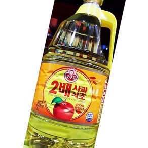 오뚜기 2배 사과 애플 발효 종류 대용량 식초 1.8L, 1개