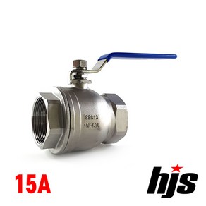 HJS KC 스텐 볼밸브 15A (SUS 스텐레스 15mm), 1개