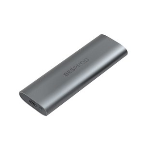 베스프로드 M2 NVMe 외장 SSD 케이스 10Gbps USB3.2 ME001, 1개