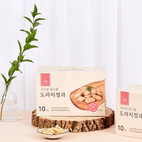 조은나래 한입콩고물 도라지정과 60그람 10개입, 1개, 600g