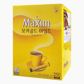 맥심 모카골드 마일드 커피믹스 250T, 없음, 1개, 250개입